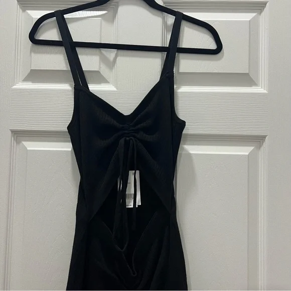 NWT Lucy Paris Black Cutout Dress - Picture 3 of 5